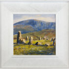 lake district art original oil painting by local artist Jeff Sudders featuring Castlerigg stone circle