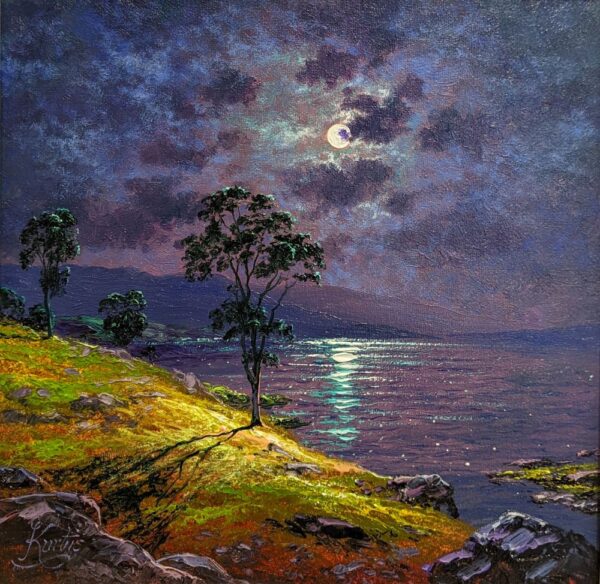Moonlight Silhouette in Windermere - SOLD