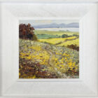 Original oil painting by Lake District artist Jeff Sudders. Across the meadows is a classic lakeland summer scene with beautiful colour and texture