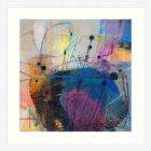 Giclee print by Kate Boyce of the Lake District. Mixed media photography and paint limited edition print of Hepworth Winter Garden.