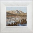 lake district art original oil painting by local artist Jeff Sudders featuring view over grasmere towards helm crag