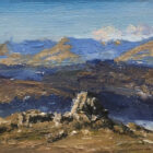 lake district art original oil painting by local artist simon whitfield gummers how windermere