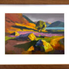 Mixed media painting of Rannerdale Knotts by Joanna.M