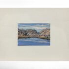 lake district art original oil painting by local artist simon whitfield towards the lion and the lamb near grasmere and helm crag