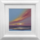 lake district art original acrylic painting by award winning artist jonathan shaw featuring sweeping skies in twilight sunset colours