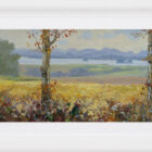 Lake District art original oil painting by Jeff Sudders. Featuring a beautiful autumnal scene of Derwent Water and surrounding fells