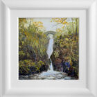 Lake District art original oil painting by Jeff Sudders featuring Aira Force.