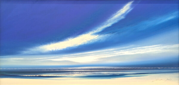 Lake District art original painting Blue Skies by Jonathan Shaw