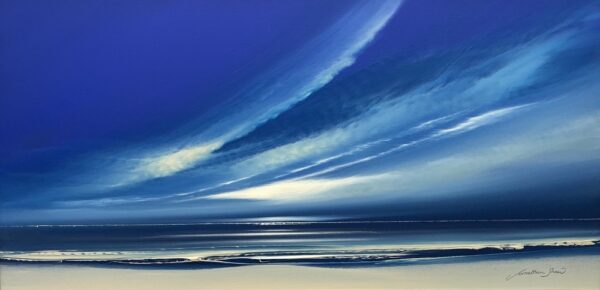 Lake District art original painting Blue Skies by Jonathan Shaw
