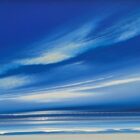 Lake District art original acrylic painting Blue Skies by Jonathan Shaw of a dramatic skyscape
