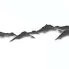 lake district art original charcoal painting of Catbells, Maiden Moor, High Spy, Causey Pike and Grisedale Pike from Keswick