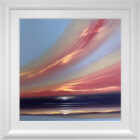 Lake District art original acrylic painting Twilight by Jonathan Shaw of a dramatic skyscape.