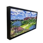 lake district art original acrylic landscape painting on canvas by Chantelle Watson Where the Wildflowers Awaken: Buttermere